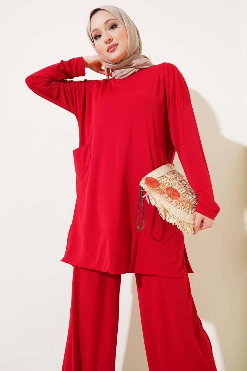 The Double Pocket Basic Sandy 2-Piece Set