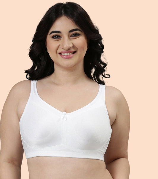 Full Support Super Lift Minimizer Bra – White