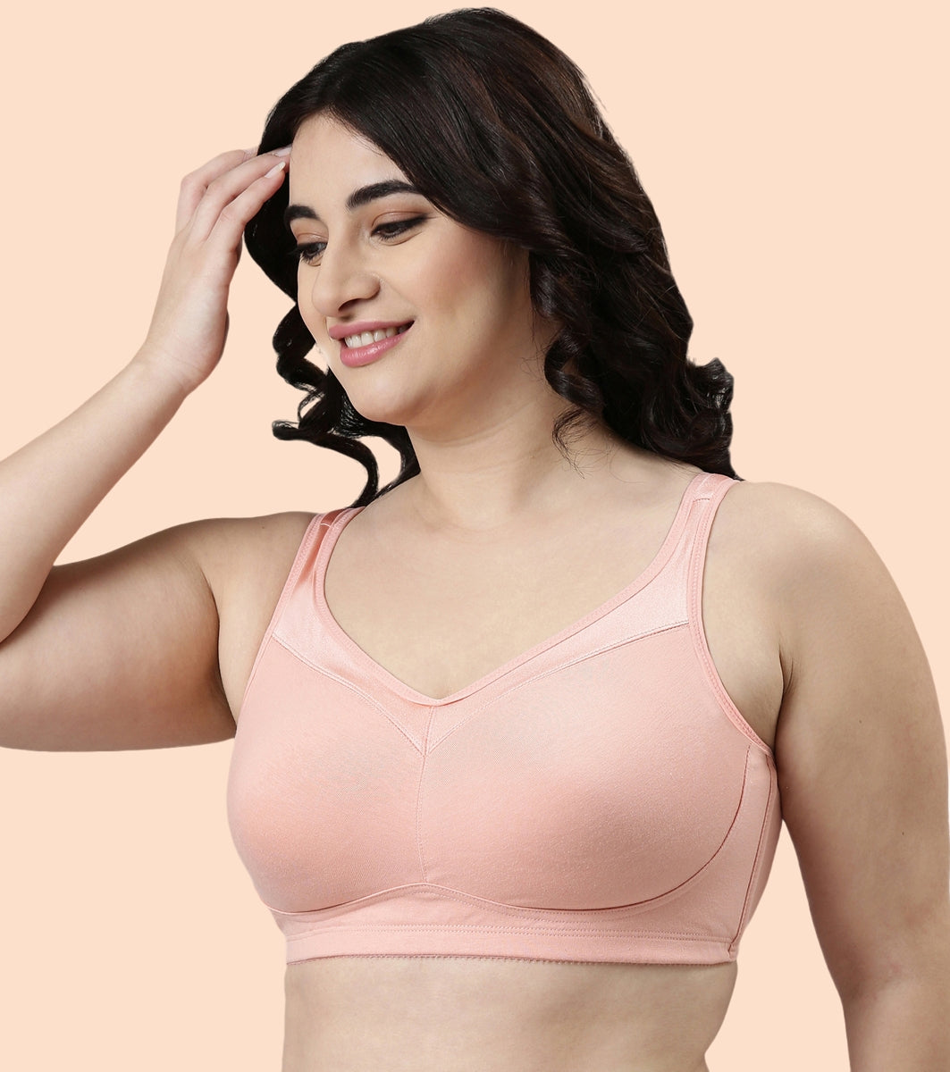 Full Support Super Lift Minimizer Bra – Peach Blush