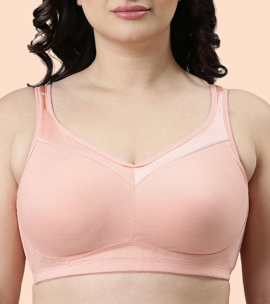 Full Support Super Lift Minimizer Bra – Peach Blush