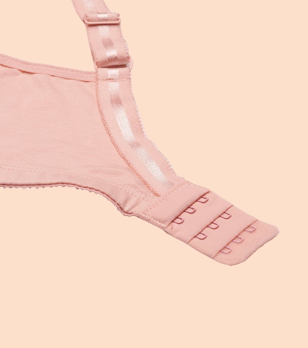 Full Support Super Lift Minimizer Bra – Peach Blush