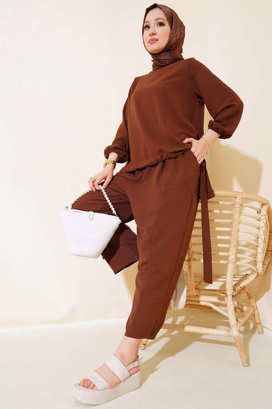 The Aerobin Two-Piece Tunic & Pants Set