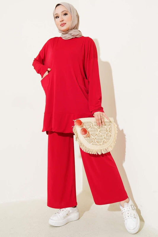 The Double Pocket Basic Sandy 2-Piece Set