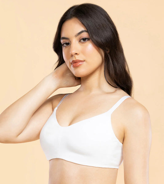 Everyday T-Shirt Bra – Ultra-Smoothing Comfort (White)