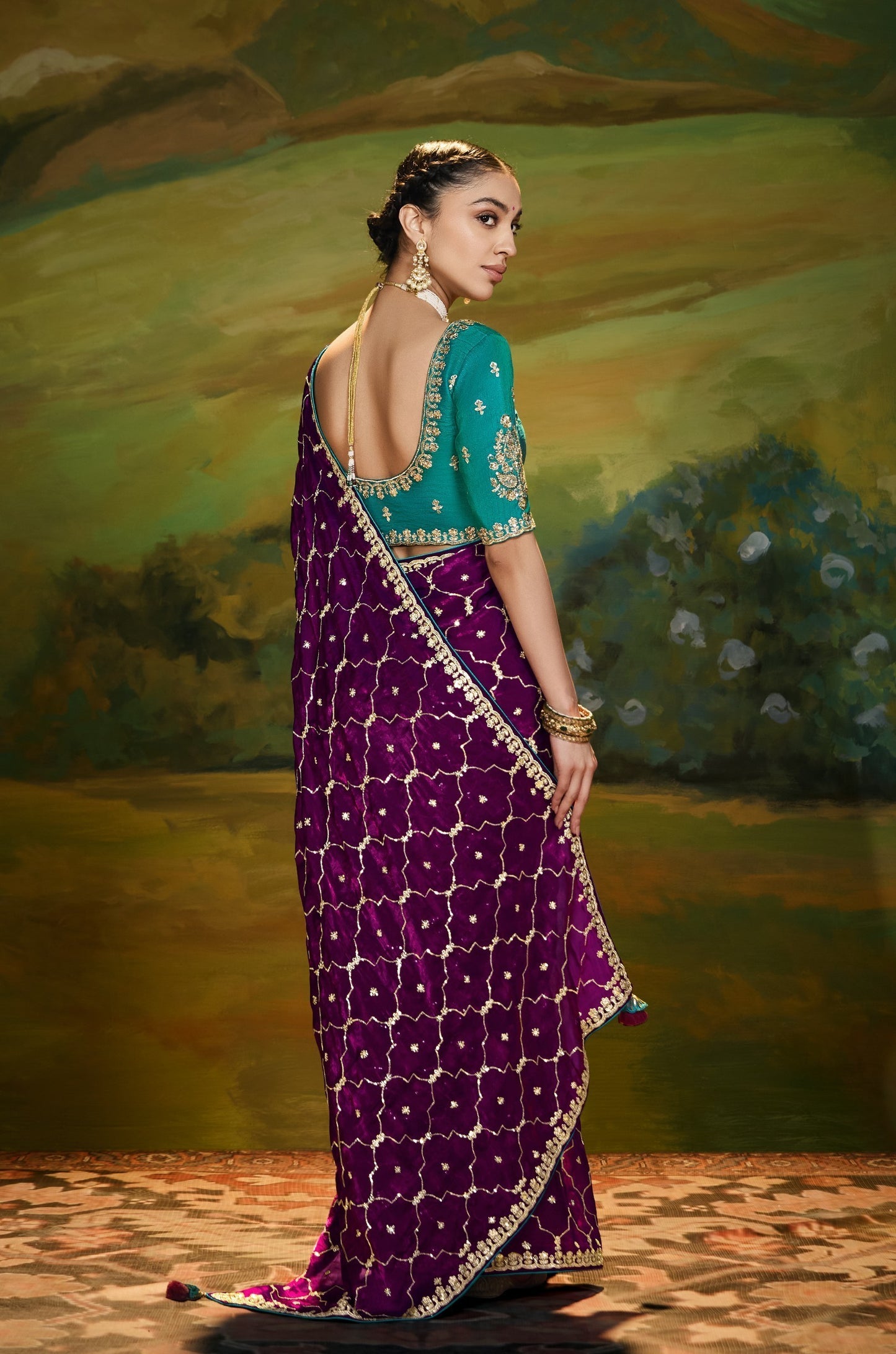 Kimora Kajal Designer Handwork Saree