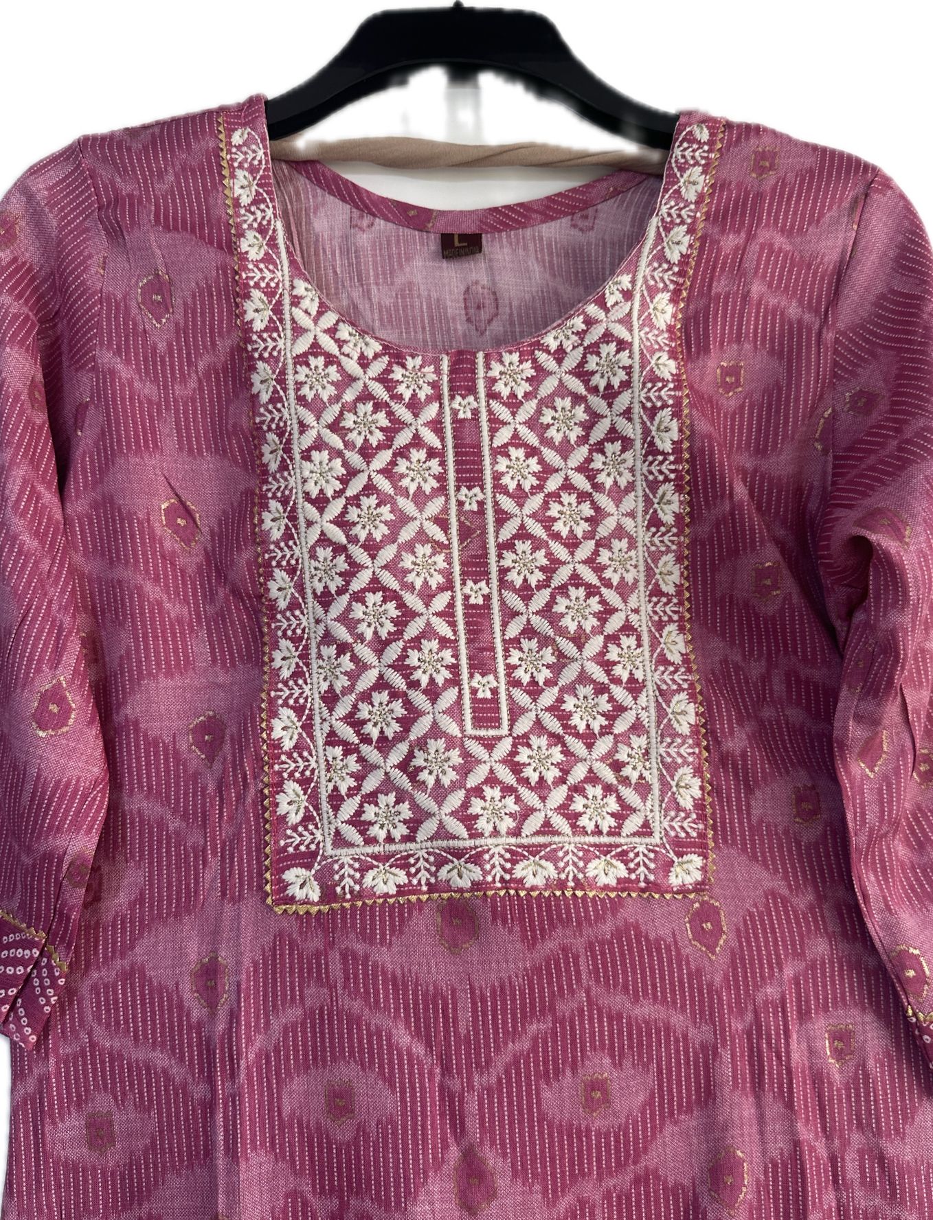 Cotton Printed 3-Piece Suit with Yoke Work & Dupatta