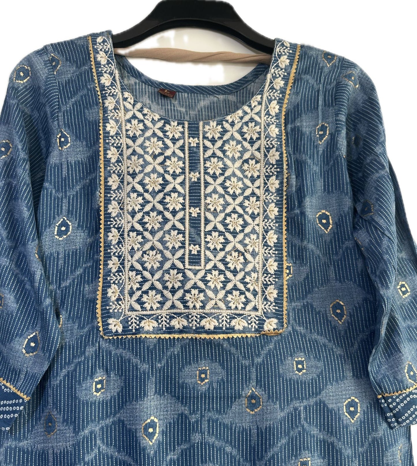 Cotton Printed 3-Piece Suit with Yoke Work & Dupatta