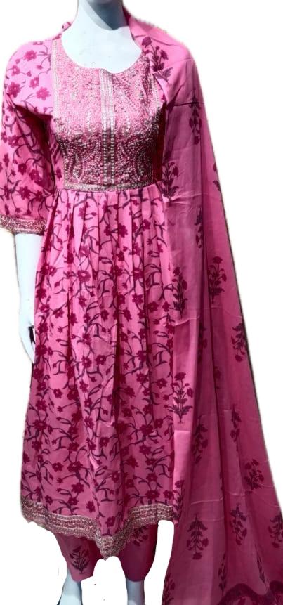 Nyra Cut Cotton Lawn Suit