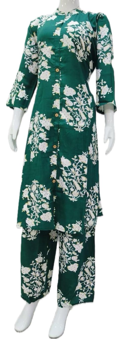 Green Printed Co-ord Set