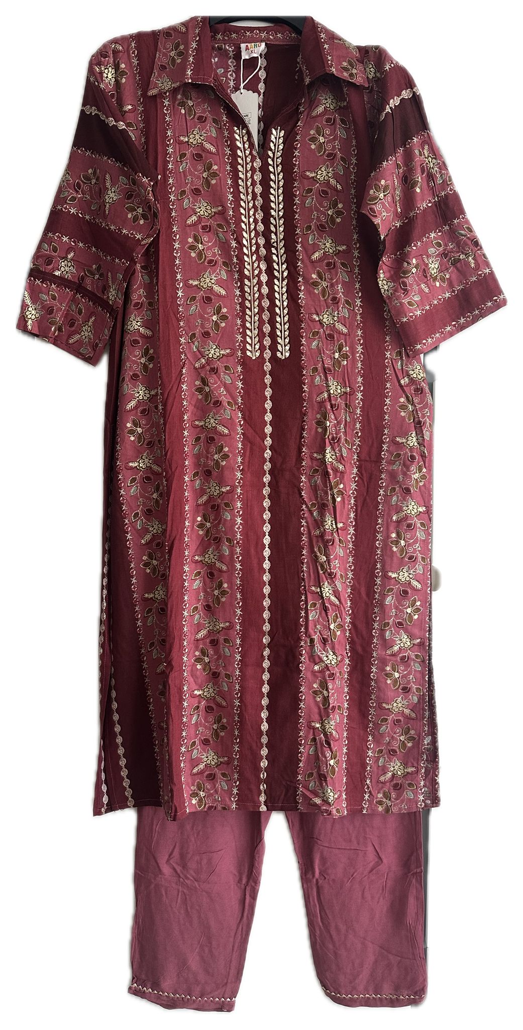Rayon Collared Suit
